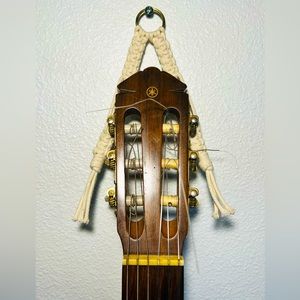 Macrame Guitar Hangar - handmade!